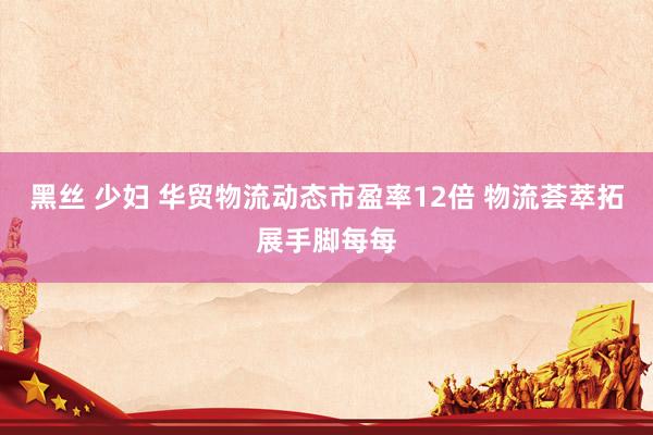 黑丝 少妇 华贸物流动态市盈率12倍 物流荟萃拓展手脚每每